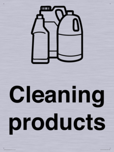 Dementia Cleaning products sign